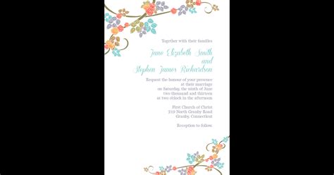 spring floral border wedding invitation 72 beautiful wedding invite