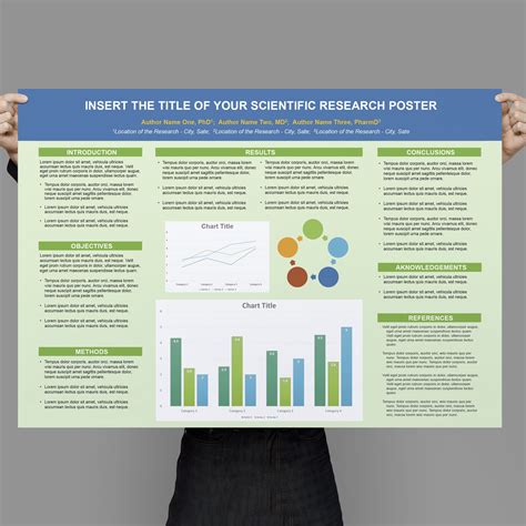 scientific poster size