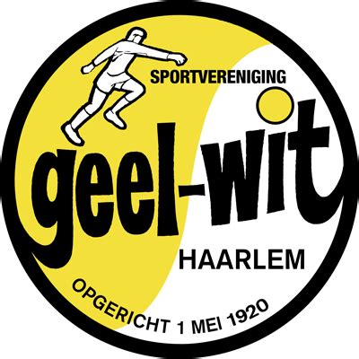 voetbalclub sv geel wit  uit haarlem noord holland vierde helft
