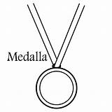 Medalla Medalha Objetos sketch template