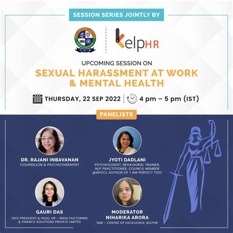 kelphr and ila session on sexual harassment at work and mental health