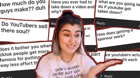 Answering Questions You Re Too Afraid To Ask Youtubers