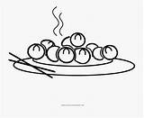Gnocchi Colorare Dumplings Disegno sketch template