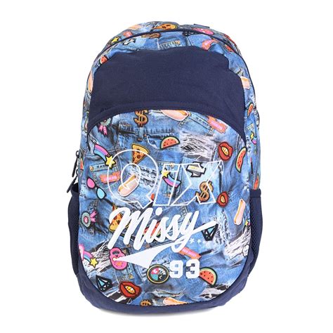 Mochila Holly Classic Qix Missy 93 Azul Zattini