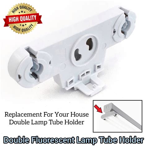 double fluorescent tube light lamp tube holder  compatible led light tube holder pcs  home