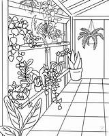 Coloring Greenhouse Plant Everyone Made Houseplants Comments sketch template