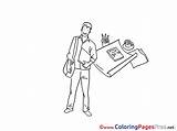 Reporter Coloring Pages Sheet Title sketch template