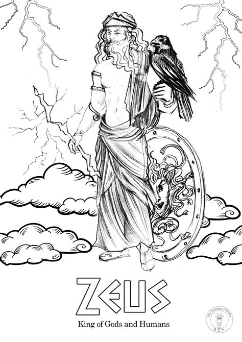 god coloring page
