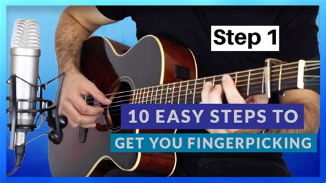 finger selection  easy steps    fingerpicking step