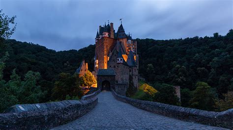 achtergronden bureaublad duitsland burg eltz burcht weg