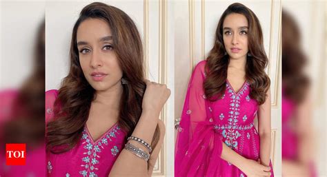 shraddha kapoor s hot pink kurta is perfect for brides who love neon