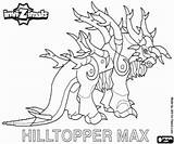 Invizimals Max Coloring Pages Hilltopper sketch template