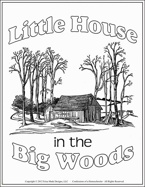 house   prairie coloring pages  house   big