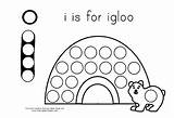 Igloo Letter Magnet Learning Making Fun Kids sketch template