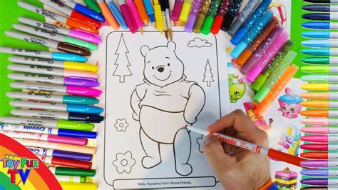 winnie  pooh coloring pages coloring pages  kids toyfuntv youtube
