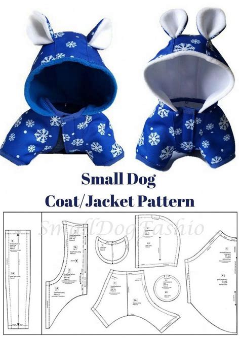 pattern  tutorial  sewing pattern small dog coatjacket