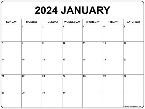 january  calendar  printable calendar