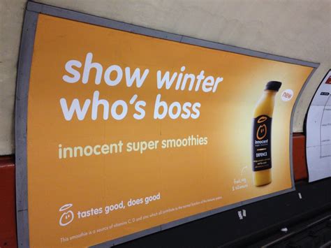 innocent drinks super juice digital out of home campaign