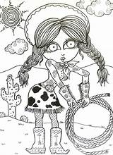 Erwachsene Malvorlagen Pullip Mermaid Malbuch Gemerkt Cowgirls sketch template