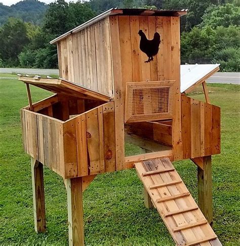 easy diy ideas   wooden pallets chicken coop