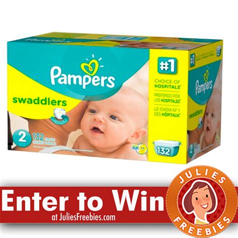 win  year supply  diapers   julies freebies