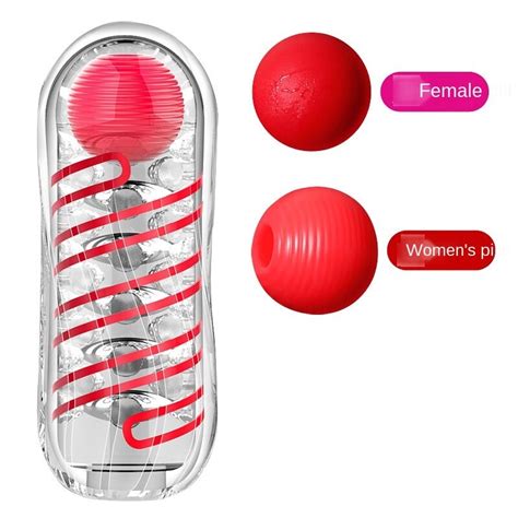 Male Masturbation Cup Rotary Suction Stretchable Soft Silicone Luminous