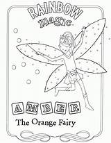 Coloring Rainbow Magic Pages Fairy Colouring Popular Print sketch template