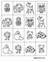 Memory Game Coloring Kids Games Pages Printable Memoria Pintar Imprimir Recortar 24th April sketch template