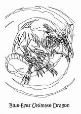 Dragon Ice Coloring Pages Yugioh Eyes Red Printable Getcolorings Color Dragons sketch template