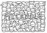 Doodle Marshmallows Marshmallow sketch template
