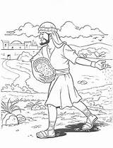 Parable Sower Coloring Pages Bible Kids Seed Jesus Colouring Seeds Crafts Soils Sembrador School Sunday Color Story La Para Colorluna sketch template