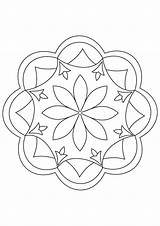 Rangoli Coloring Pages Patterns Print Books sketch template