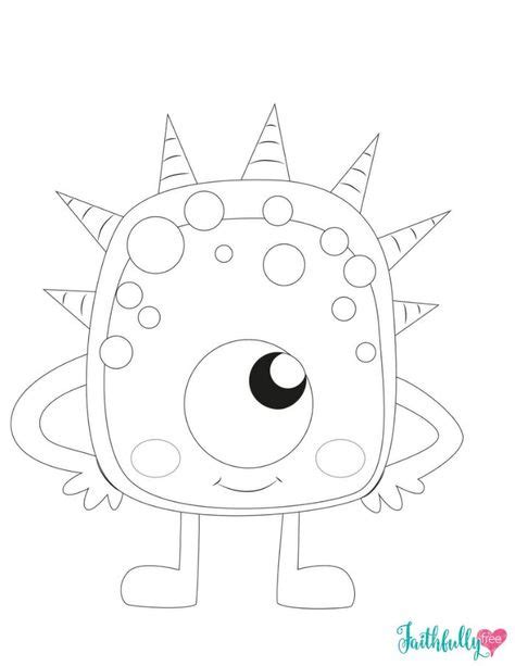 monster coloring pages  printables monster coloring pages