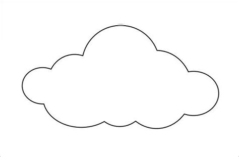 printable cloud templates    premium templates