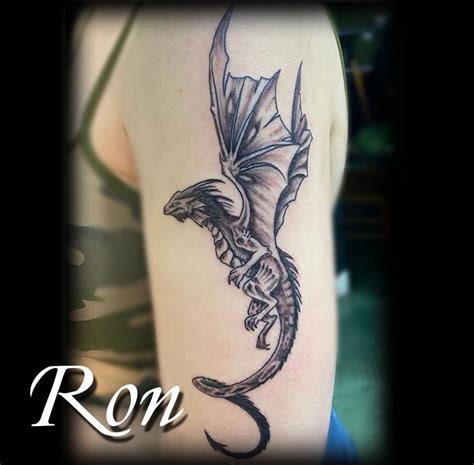 flying dragon  ron goulet tattoonow