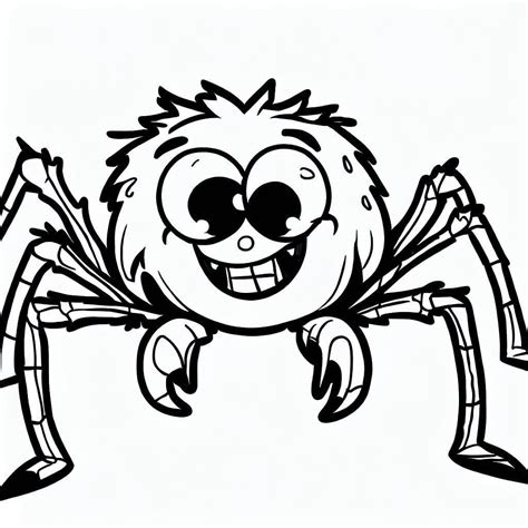 desenhos de aranha engracada  colorir  imprimir colorironlinecom