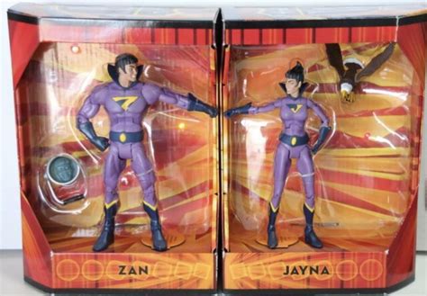 dc universe classics wonder twins zan jayna gleek figure sdcc 2009 for