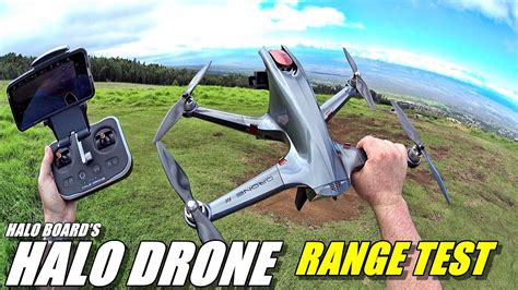 halo drone range test      youtube