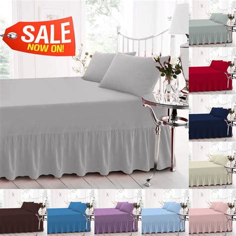 extra deep fitted valance sheet bed sheets grelly uk