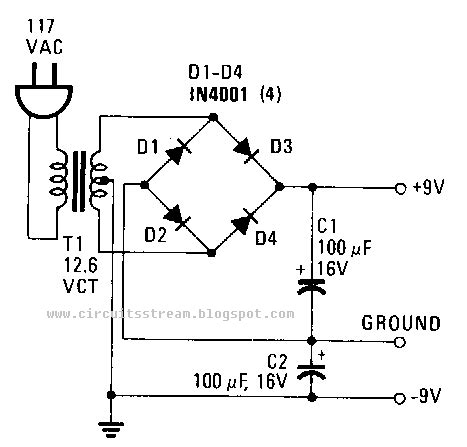 build  simple power supply circuit diagram electronic circuit diagrams schematics