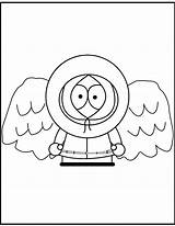 Park South Coloring Kenny Pages Angel Printable Kids Choose Board Wings sketch template