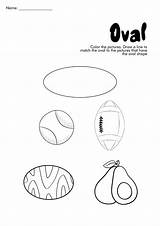 Oval Coloring sketch template