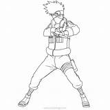 Kakashi Naruto Printable Hatake Xcolorings sketch template