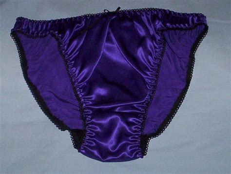 purple silk satin panties in uk sizes 8 20