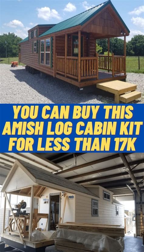 You Can Buy This Amish Log Cabin Kit For Less Than 17k In 2021 Cabin