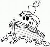Boat Coloring Children Colouring Printable Popular Sheets sketch template