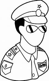Soldier Coloring Police Wecoloringpage sketch template