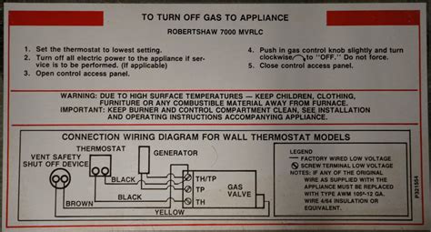 wall heater thermostat wiring