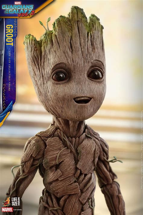 hot toys reveals  life size baby groot action figure  guardians   galaxy vol