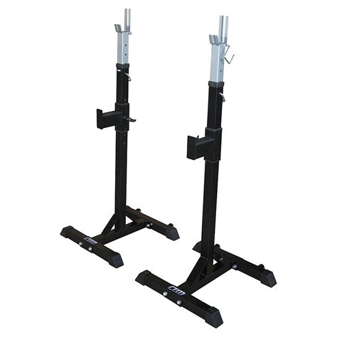 squat rack stand pair bench press weight lifting barbell sports fitness benches racks